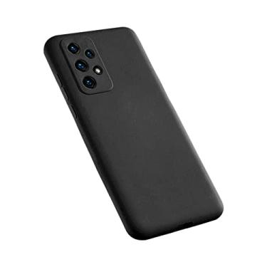 Imagem de Capa Capinha Aveludada Premium Compatível Com Samsung A32 4G (Preto)