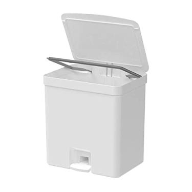 Imagem de Lixeira com Pedal Trium Branca 20L
