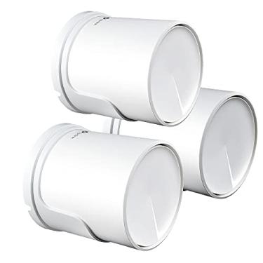 Imagem de Bangcheer - Organizador de cabos para impulsionador WiFi completo, sistema de malha WiFi doméstico para Tp Link Deco x20 e x60, suporte de parede fácil de instalar para booster, branco, pacote com 3