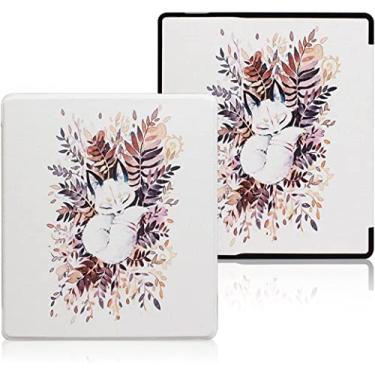 Imagem de Capa fina para Kindle Oasis 2017 9ª geração 2019 10ª geração Kindle Oasis – Capa impermeável com despertar/hibernação automática