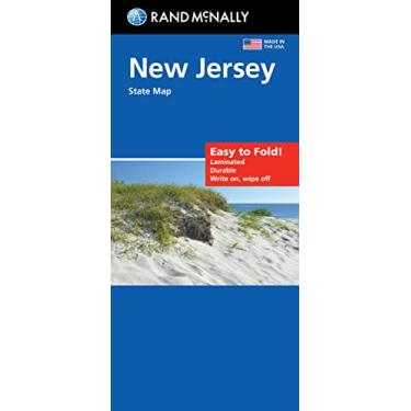 Imagem de Rand McNally Easy to Fold: New Jersey State Laminated Map