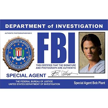 Imagem de Signs 4 Fun Carteira de motorista paródia | Sobrenatural - ID Sam | Cartão de identidade falso | Carteira de motorista de cartão colecionável | Presente novidade para feriados | Feito nos EUA