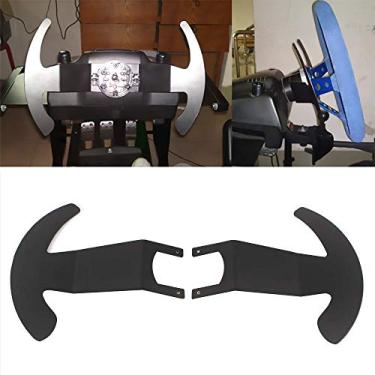 Imagem de VIKKA Deslocadores de pá resistentes para volante plano Logitech G29 G920 de 13 a 14 polegadas