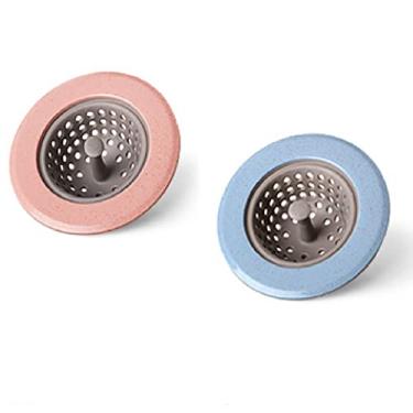 Imagem de Ralo de pia, tampa de drenagem de silicone, coador de pia de cozinha, tampa de pia de cozinha, prende detritos de alimentos e evita tamancos, acessórios de pia de cozinha 4 peças