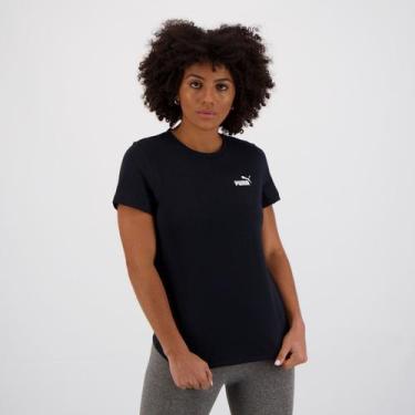 Imagem de Camiseta Puma Ess Small Logo Feminina Preta