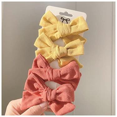 Imagem de RULEH Pernas de grampo de cabelo 4 peças/conjunto grampo de cabelo com estampa de leopardo grampo de cabelo doce faixa de cabelo bonito acessórios de cabelo (Cor: OneColor, Tamanho: 10)