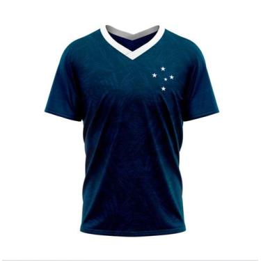 Imagem de Camiseta Braziline Cruzeiro Graphite Masculino - Marinho E Branco