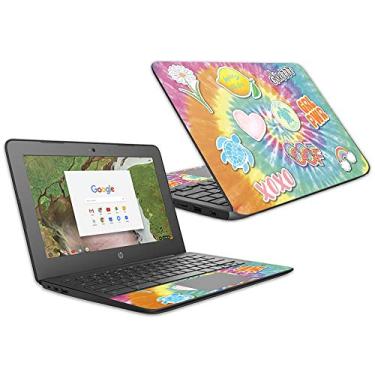 Imagem de MightySkins Skin para HP Chromebook G6 11,6" (2018) - Vsco Girl | Acabamento protetor e durável | Fácil de aplicar, remover e mudar estilos | Feito nos EUA