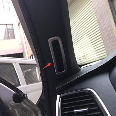 Imagem de JIERS Para Volvo XC90 S90 V90 2015-2018, capa de moldura de saída de ar condicionado para decoração de carro adesivo acessórios de carro