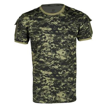 Imagem de Camiseta T-Shirt Masculina Tática Ranger Bélica Camuflada Digital Pântano