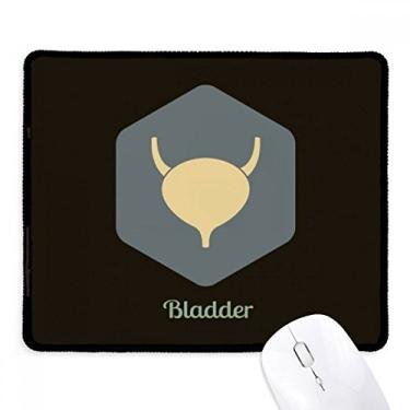 Imagem de Mousepad para bexiga e órgãos internos, borda costurada, tapete de borracha para jogos