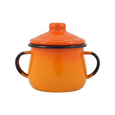 Imagem de Açucareiro 08 Esmaltado Laranja Degradê 380 ml - Ewel