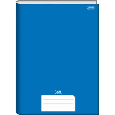 Imagem de Caderno Jandaia Pequeno Stiff Azul Brochura 96 Folhas