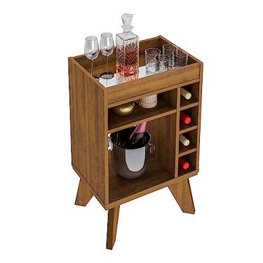 Imagem de Bar com espelho DRINK cor Pinho - Artely