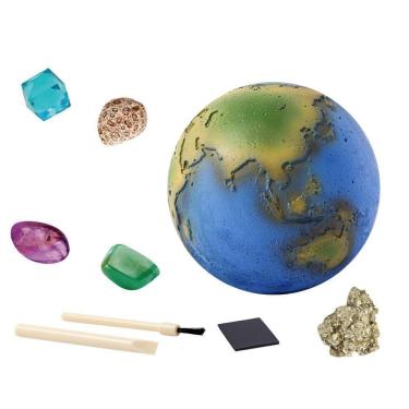 Imagem de Pedra de Escavação Arqueológica Infantil Os Oito Planetas do Sistema Solar Brinquedo de Aventura