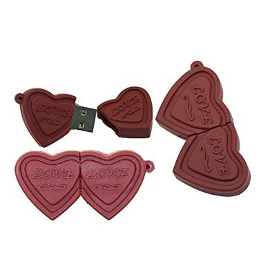 Imagem de Flash Drive USB em forma de chocolate de 128 GB, pen drive USB, pen drive, pen drive, pen drive, pen drive, pen drive, pen drive, armazenamento externo, memória flash, armazenamento USB 2.0, unidade (chocolate)