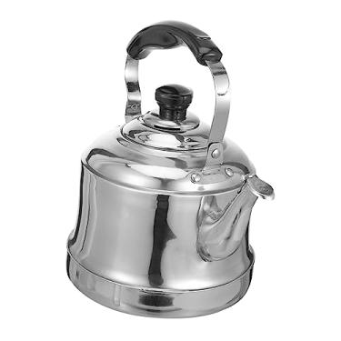 Imagem de OKUMEYR 1 Unidade chaleira de aço inoxidável xícaras de café expresso chaleira de fogão a gás chaleira de água infusor de chá bule de chá de aço inoxidável bule de chá caseiro concentrado