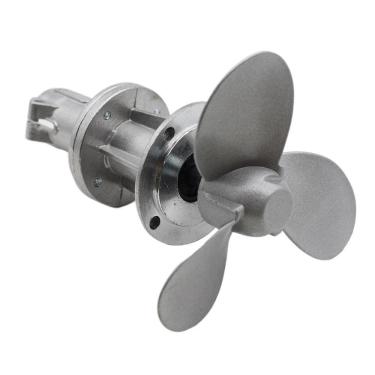 Imagem de Helice Rabeta Motor Popa Para Roçadeira Tubo 28mm Eixo 9 Estrias