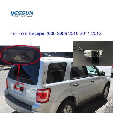 Imagem de Carcaça da placa e câmera de visão traseira  CCD Veículo Backup  Suporte para Ford Escape 2008