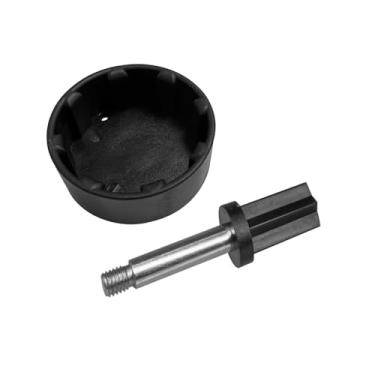 Imagem de Peças de reposição do liquidificador para Ninja BL660 BL770 Series 2,041.2 g (9 xícaras), base inferior do jarro, conjunto de kit de embreagem e pino de acionamento