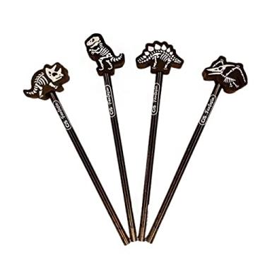 Imagem de Lápis Preto Fantasia com Borracha Dinoglow CIS (Tiranossauro Rex)