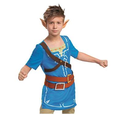 Imagem de Link Costume for Kids, Official Zelda Breath of The Wild Costume, Classic Child Size Small (4-6)