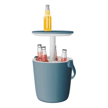 Imagem de Baú Plástico Keter - Mesa, Cooler Embutido, Refrigerador