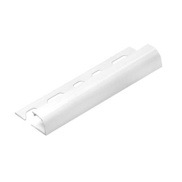 Imagem de Perfil de Alumínio para Acabamento 10mm X 1,2cm Bourbon - caixa com 5 Unidade - Branco Brilho