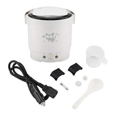 Imagem de Joyzan Mini panela de arroz para carro, pequeno vaporizador de comida portátil para viagem, caixa de almoço, multifuncional, antiaderente, automático, panela, aquecimento, manter quente, função,
