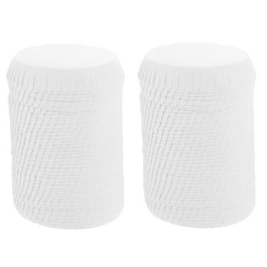 Imagem de 100 peças de capa de de papel descartável, tampa de café, perfeita para taças de vinho, café, chá, canecas de bebidas e mais