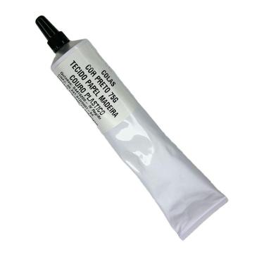 Imagem de Colas Cor Preto 75G Tecido Papel Madeira Couro Plastico