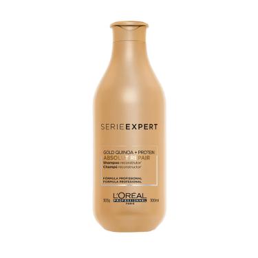 Imagem de Shampoo Loreal Profissional Serie Expert Absolut Repair Light Gold Quinoa + Protein 300Ml