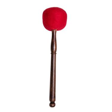 Imagem de rockible Malho de tigela de som de madeira, tigela tibetana para relaxamento, ioga, atenção plena, eu