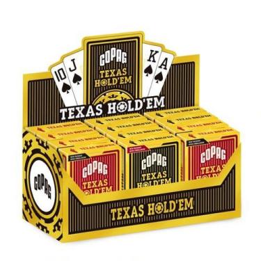 Imagem de Baralho De Poker Texas Hold'em De Plástico Caixa De Dúzia Naipe Grande