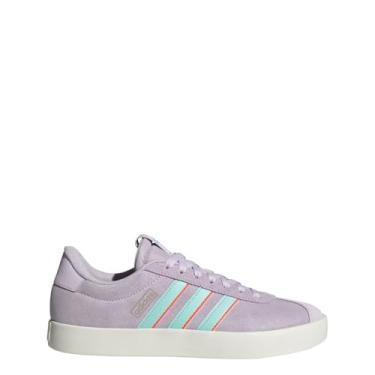 Imagem de Adidas Tênis feminino Vl Court_3.0, Lavanda gelada/semi flash aqua/vermelho solar, 34