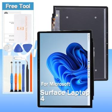 Imagem de Substituição de tela para Microsoft Surface Laptop 4 1950 1951 1958 34.3 cm LCD Display Digitalizar peça de reparo com kits de reparo (não para 15 polegadas)