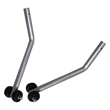 Imagem de menolana Conjunto anti-tombamento de 2 peças para cadeiras de rodas, cadeiras de rodas elétricas, rodas anti-inclinação para idosos, deficientes, pacientes