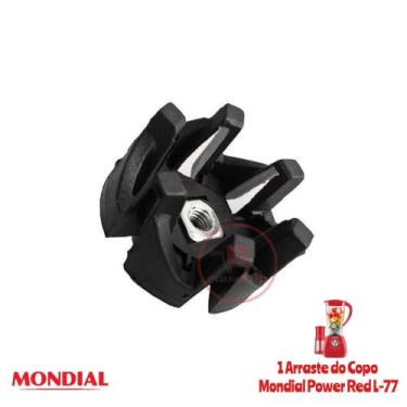 Imagem de Arraste do Copo Liquidificador Mondial Power Red L-77