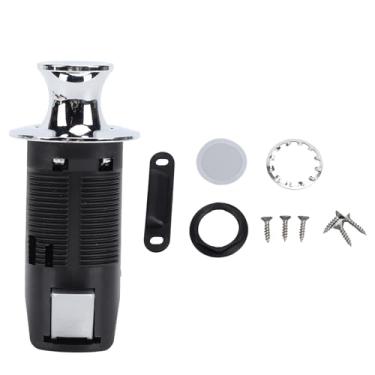Imagem de Fechadura Com Botão de Pressão do Armário, Aparência Elegante, Armário Sem Chave, Gaveta, Botão de Trava, Botão de Pressão, Fechadura do Armário para Trailer, Iate, Motorhome,