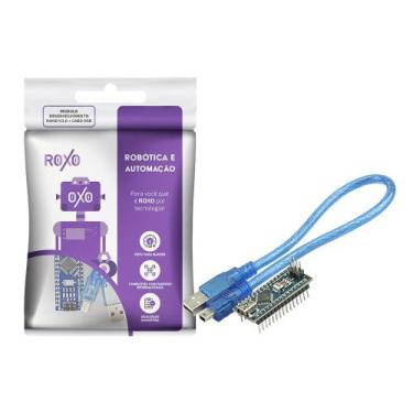 Imagem de Placa Robótica Nano Atmega328 Ch340 V3 + Cabo Usb - RoXo, 010-0006RX