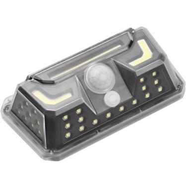 Imagem de Luminaria Sensor de Movimento Spot Solar Led Luz Branco Frio Bionic La