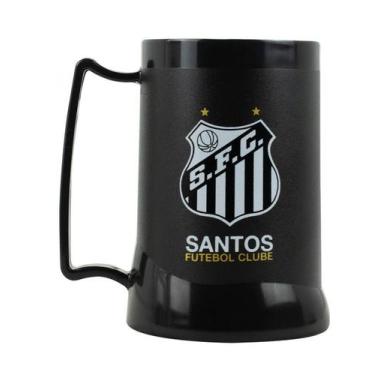 Imagem de Caneca Gel Isolante Térmico 400ml - Santos - Mileno