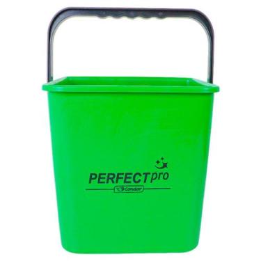 Imagem de Balde com Alça 4 Litros Verde Perfect  - Artlimp