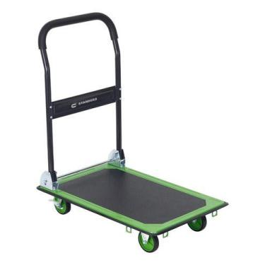 Imagem de Carrinho De Carga Dobravel Plataforma 150kg Aço Roda Maciça - Standers