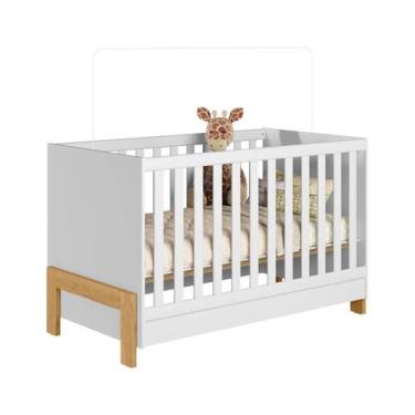 Imagem de Berço Mini Cama 70cm Refúgio Branco Acetinado - ÉdeCasaMóveis - EDECAS