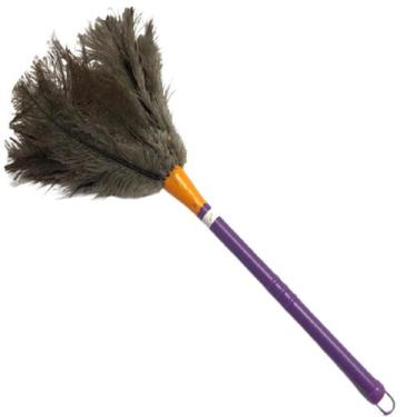 Imagem de Espanador de Pó 45cm Pena De Avestruz Limpa Poeira - Duster