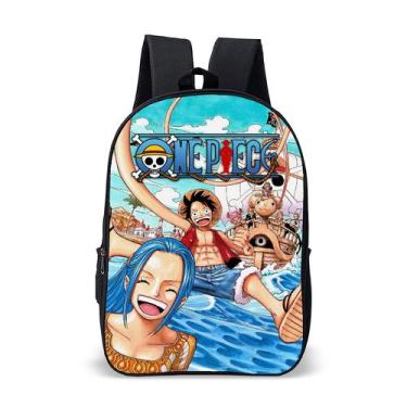 Imagem de Mochila Bolsa Escolar Infantil One Piece Volta Às Aulas - Thuco Games,