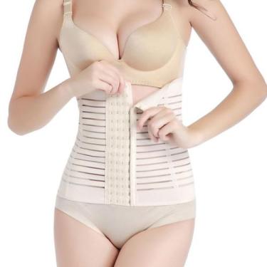 Imagem de Cinta Modeladora Feminina Das Famosas 28 Cm 4 Barbatanas Modelo 2  - S