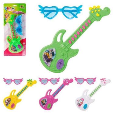 Imagem de Guitarra Com Oculos Na Cartela - ART BRINK