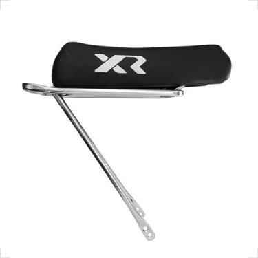 Imagem de Kit Banco Mobilete Bike Motorizada Xr + Bagageiro Garupa Bicicleta Ret